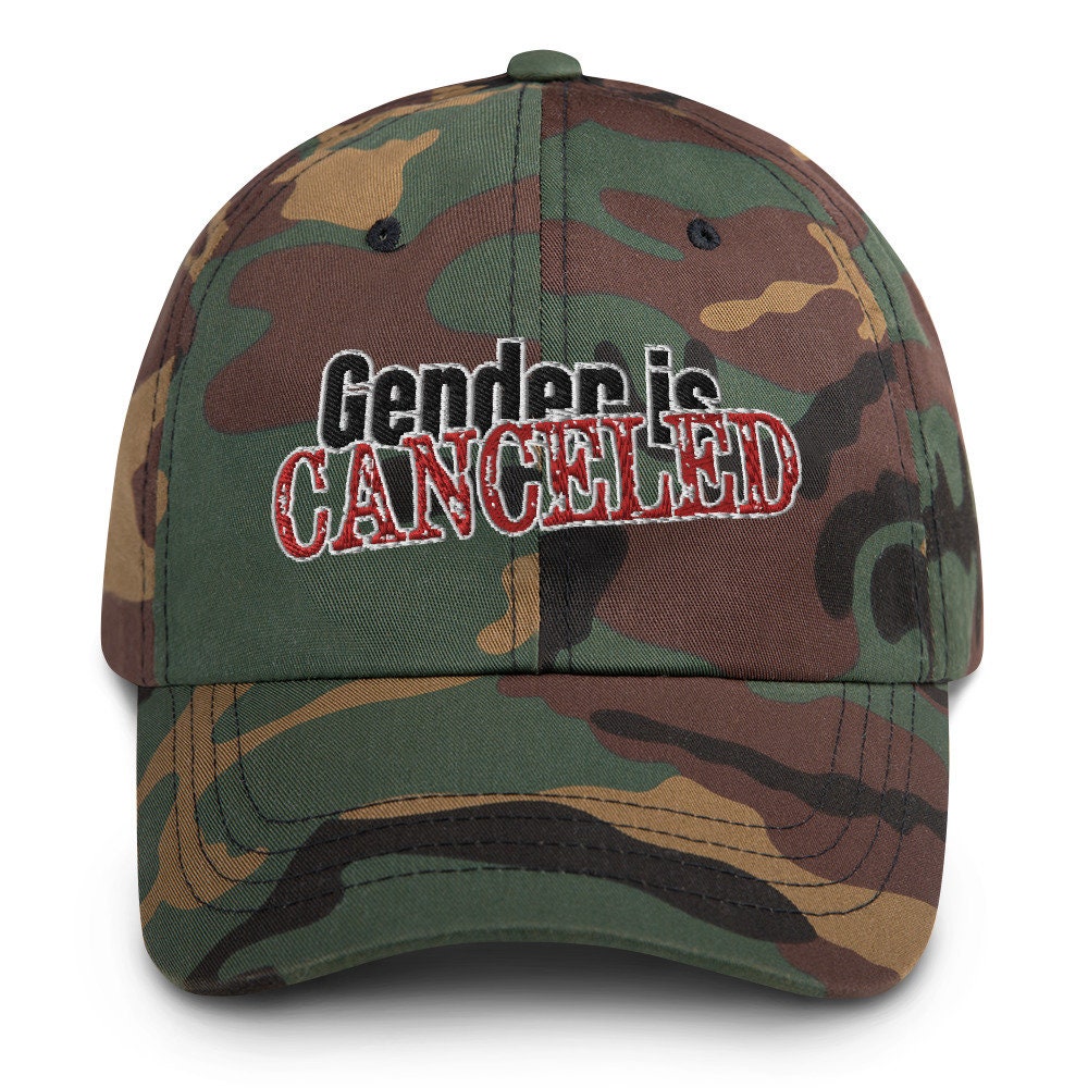 Gender is Canceled baseball cap dad hat nonbinary pride