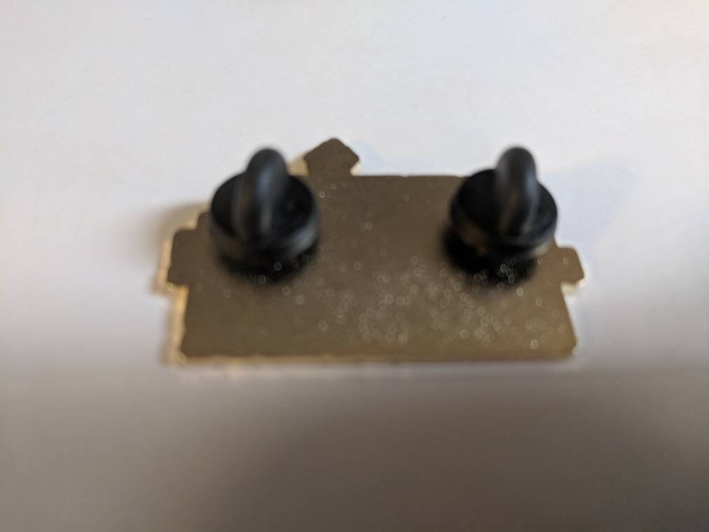 Social Justice Gamer Gold Enamel Pin