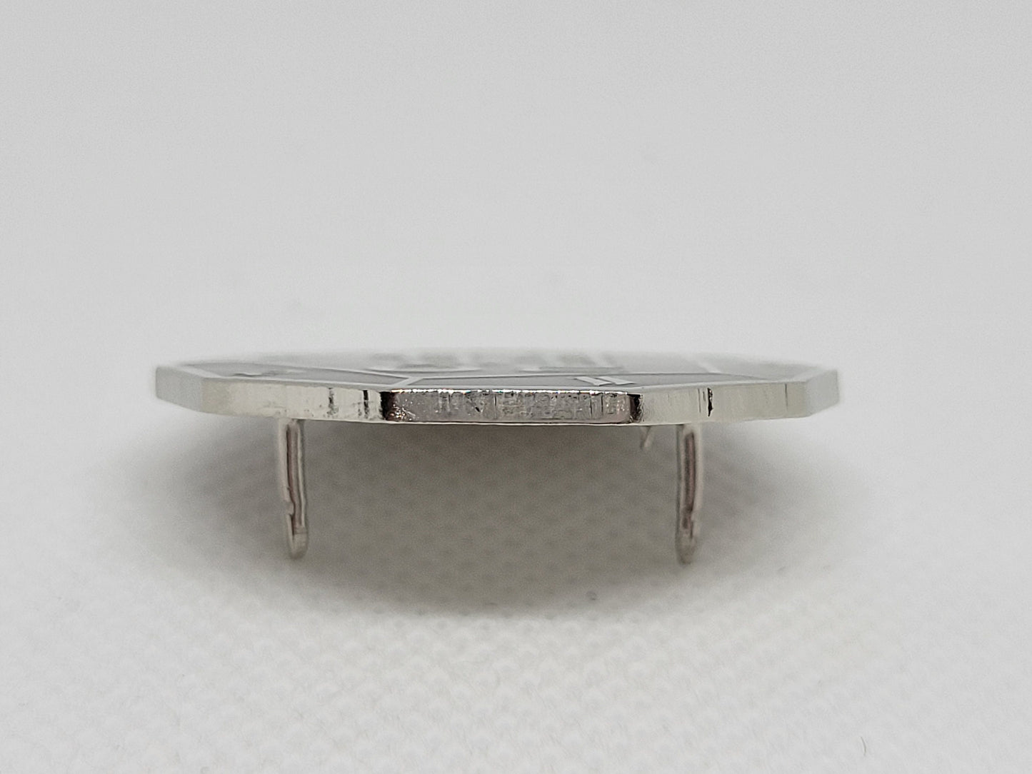 Chaotic Neutral DnD Alignment d12 Dice Enamel Pin Silver or Gold Finish | Geeky Gift for Gamers & Fans