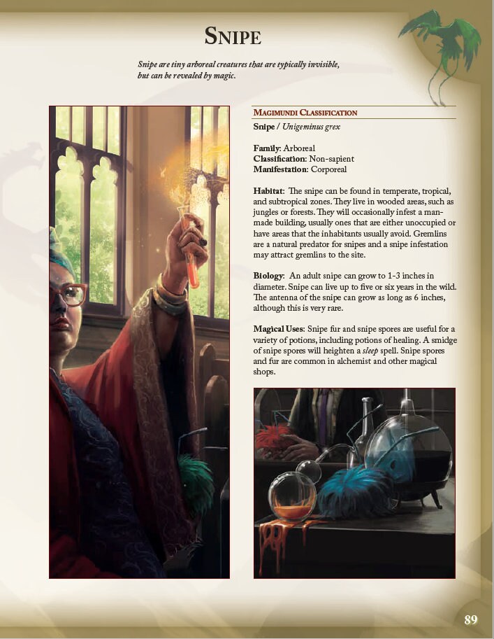 Magimundi Bestiary 5th Edition (5e) Hardcover