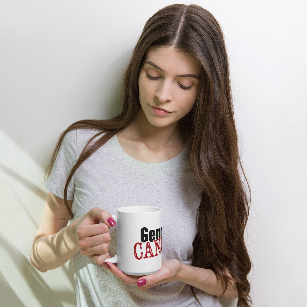 Gender is Canceled Beyond Gender Roles Agender Genderqueer Multigender Genderfluid Nonbinary White Ceramic Mug - 11 oz or 15 oz | Pride Gift
