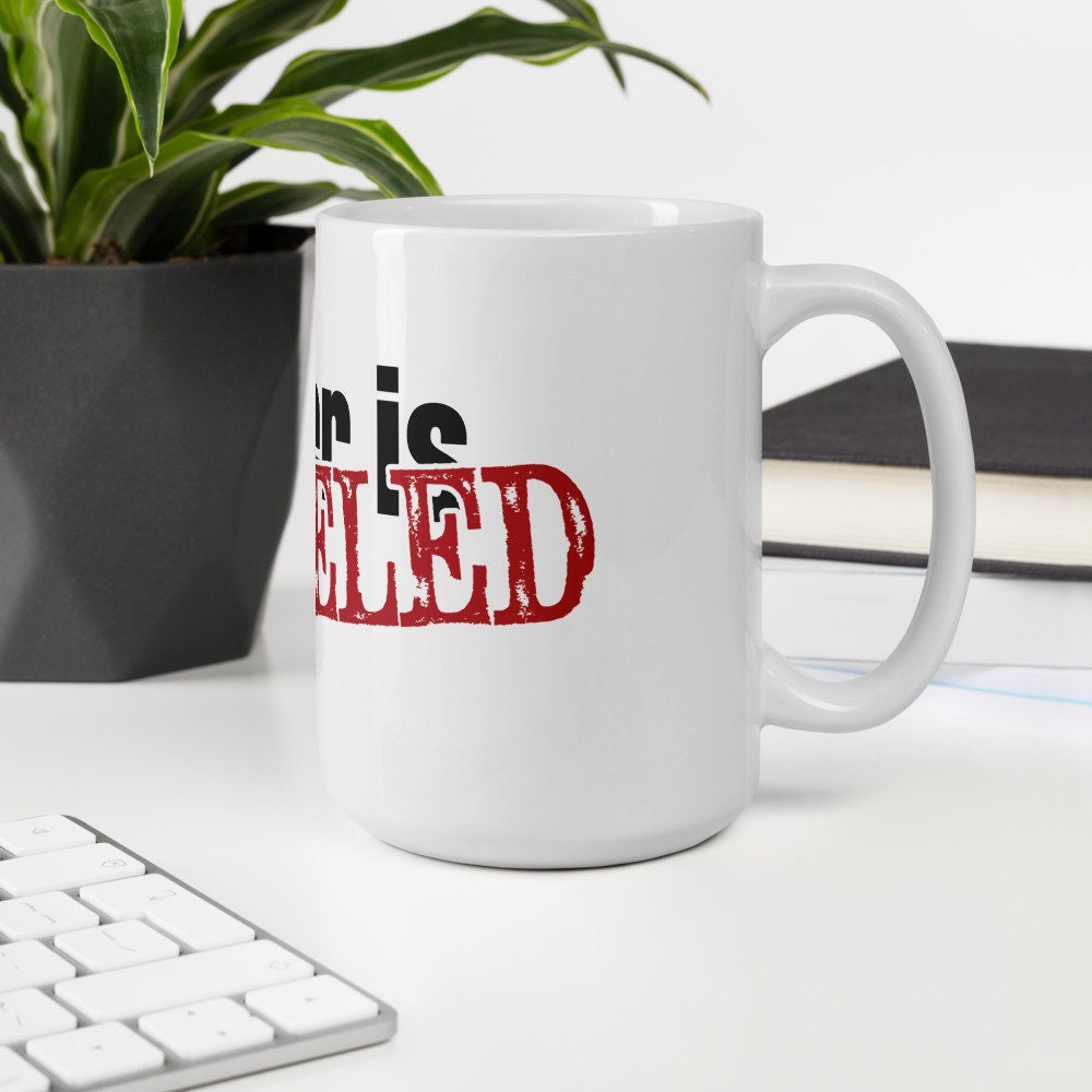 Gender is Canceled Beyond Gender Roles Agender Genderqueer Multigender Genderfluid Nonbinary White Ceramic Mug - 11 oz or 15 oz | Pride Gift