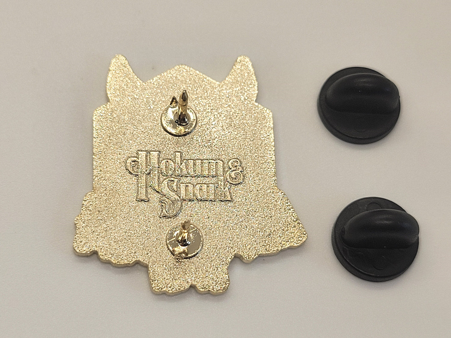 Evil DnD Game Master Enamel Lapel Pin | D20 Dice with Devil Horns Muahahaha Dragon Dungeon Master