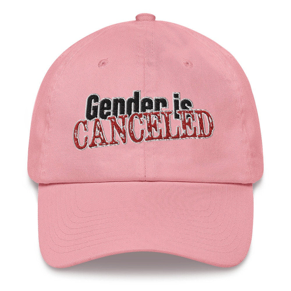 Gender is Canceled baseball cap dad hat nonbinary pride