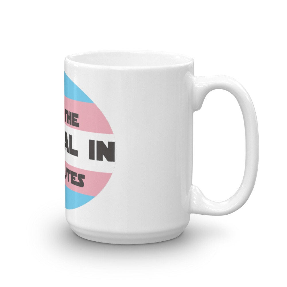 Only The Cis Deal In Absolutes Ceramic Trans Pride Mug