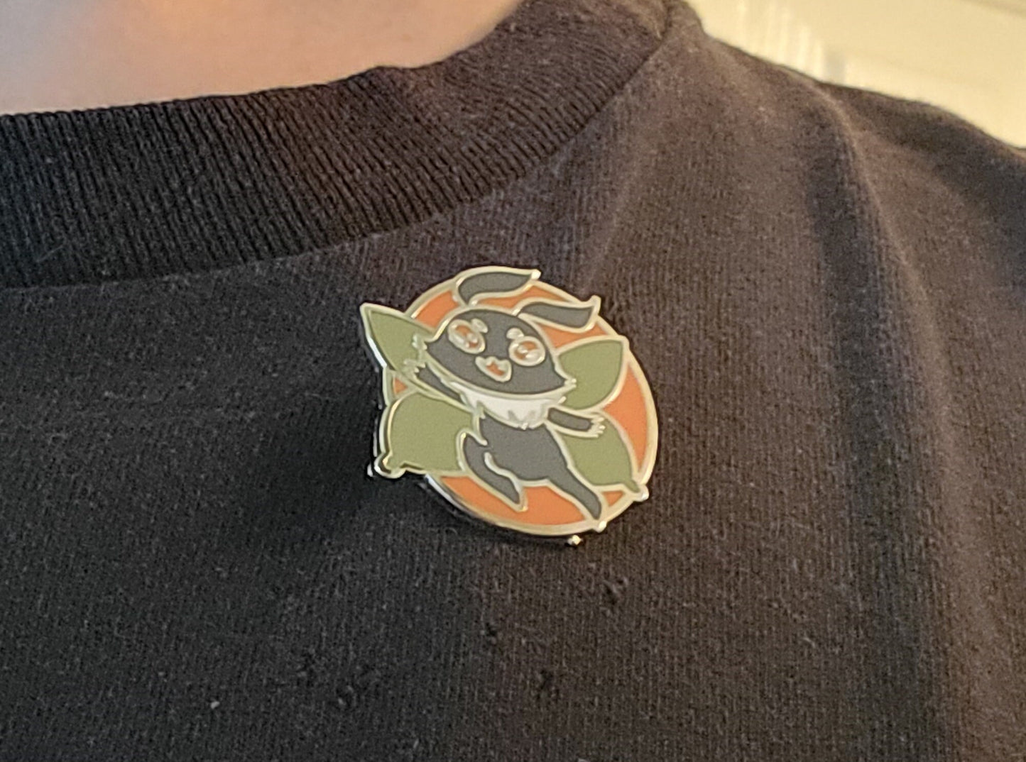 Mothman Enamel Lapel Pin | Chibi Cute Cryptid Pin | Point Pleasant West Virginia Legendary Cryptid Creature