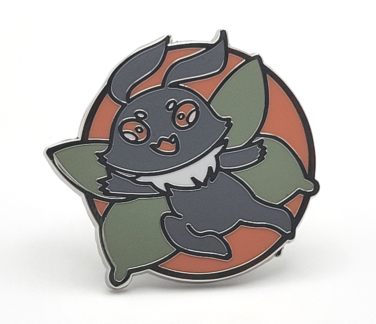 Mothman Enamel Lapel Pin | Chibi Cute Cryptid Pin | Point Pleasant West Virginia Legendary Cryptid Creature