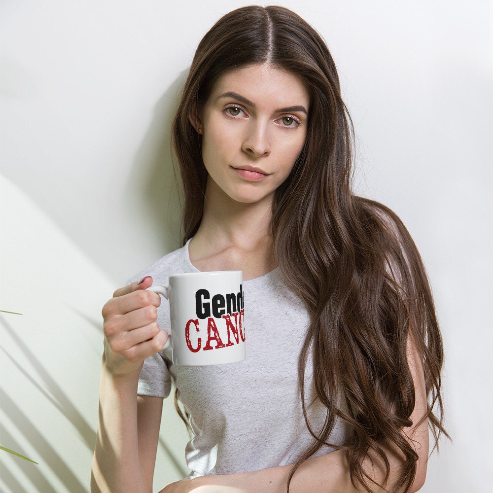 Gender is Canceled Beyond Gender Roles Agender Genderqueer Multigender Genderfluid Nonbinary White Ceramic Mug - 11 oz or 15 oz | Pride Gift