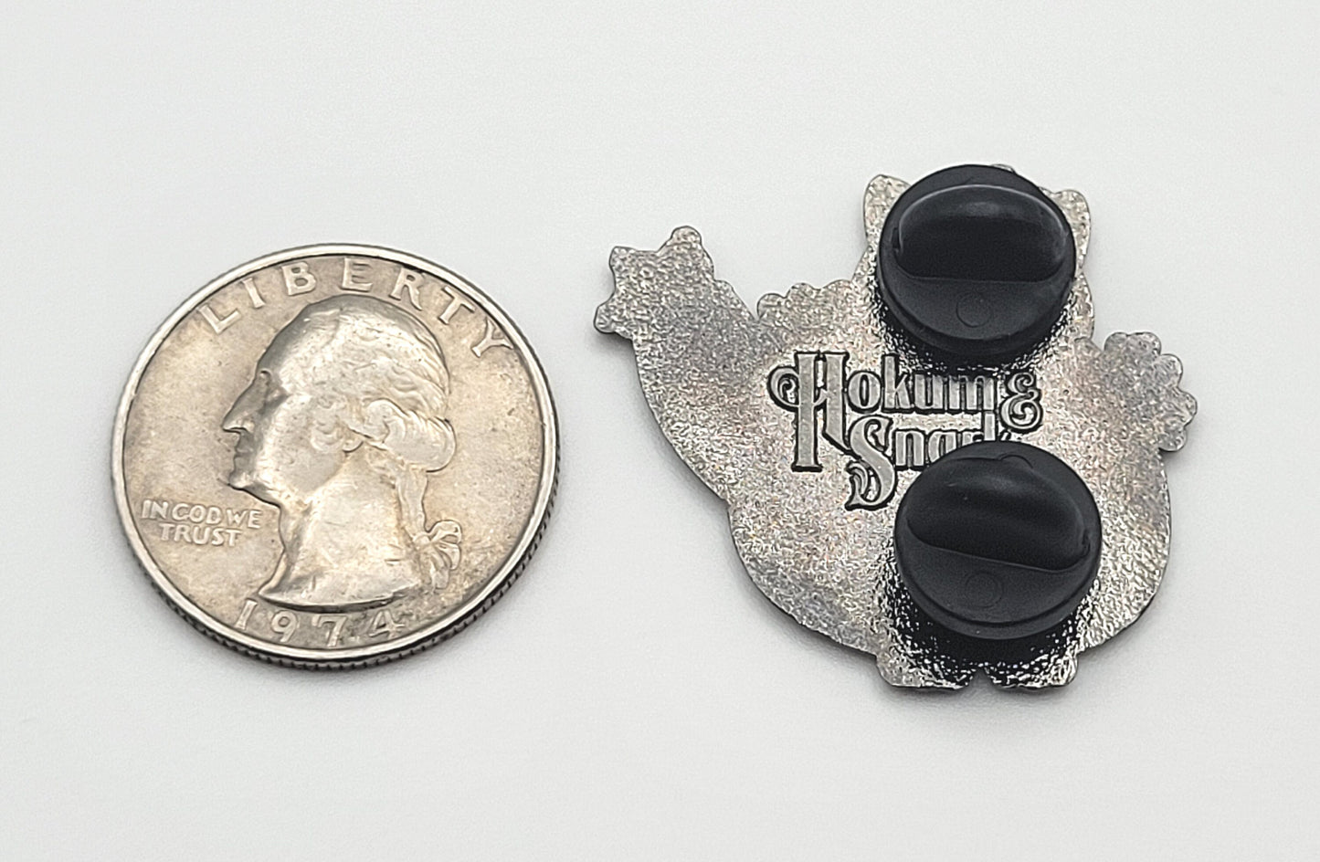 Cactus Cat Enamel Lapel Pin | Chibi Cute Cryptid Pin | Green Flowering Cactus Cat Southwest Cryptid Creature