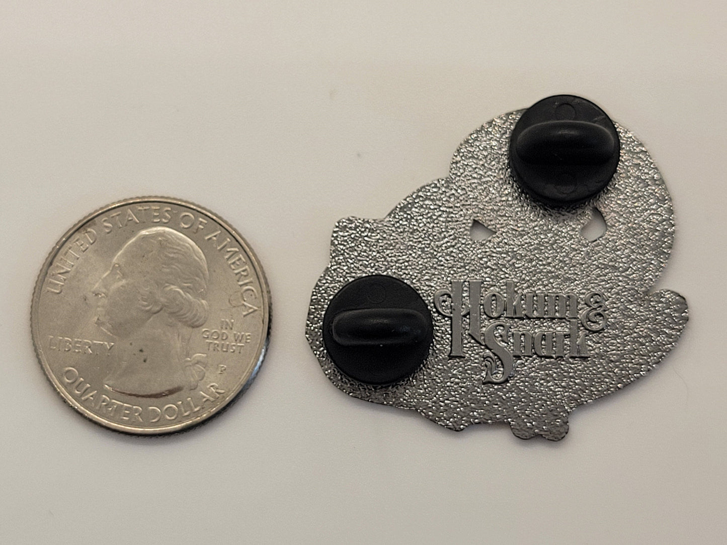 Nonbinary Pride Raccoon Enamel Lapel Pin | Chibi Gay Trash Panda Hard Enamel Pin Enby Pride Flag Stripes on Tail