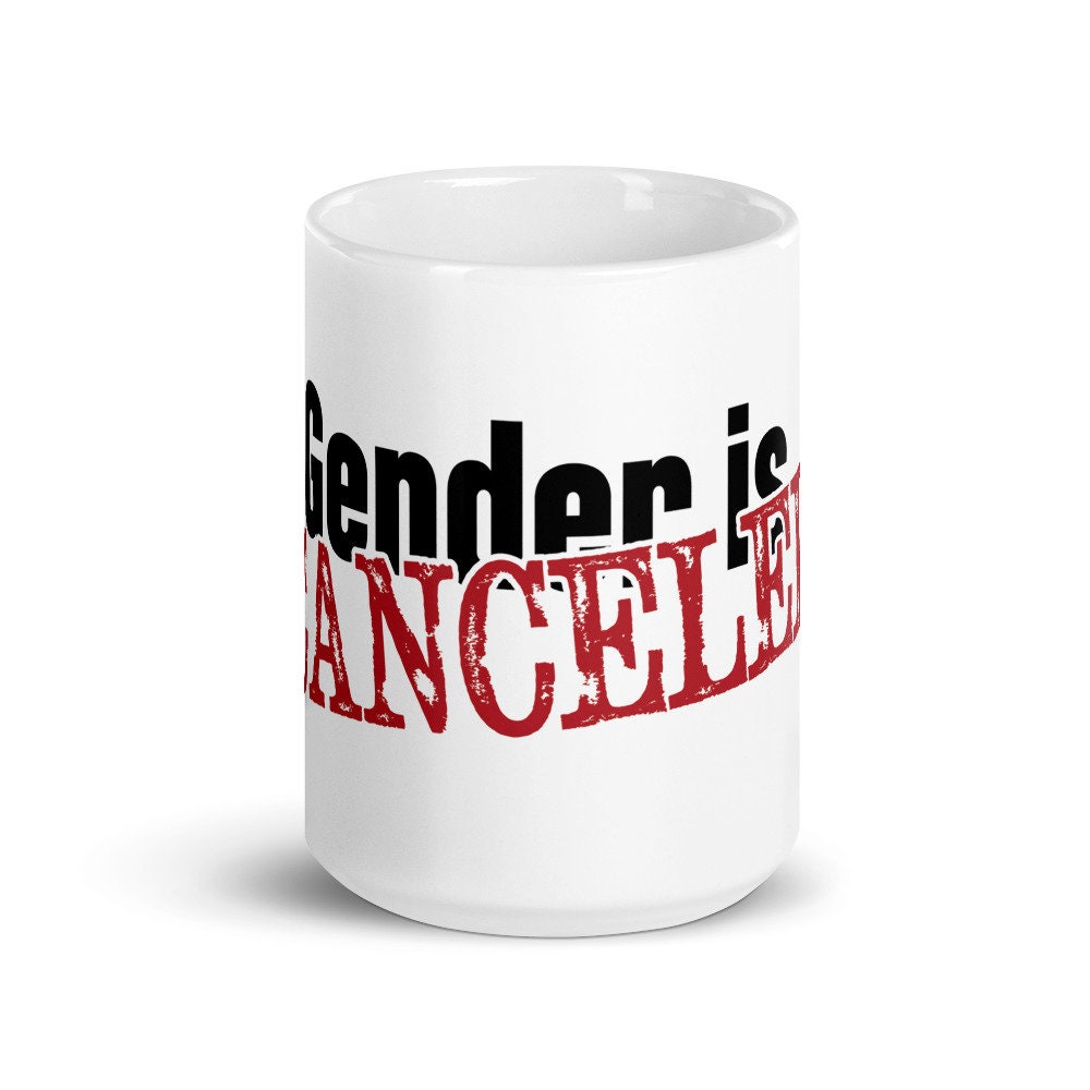 Gender is Canceled Beyond Gender Roles Agender Genderqueer Multigender Genderfluid Nonbinary White Ceramic Mug - 11 oz or 15 oz | Pride Gift