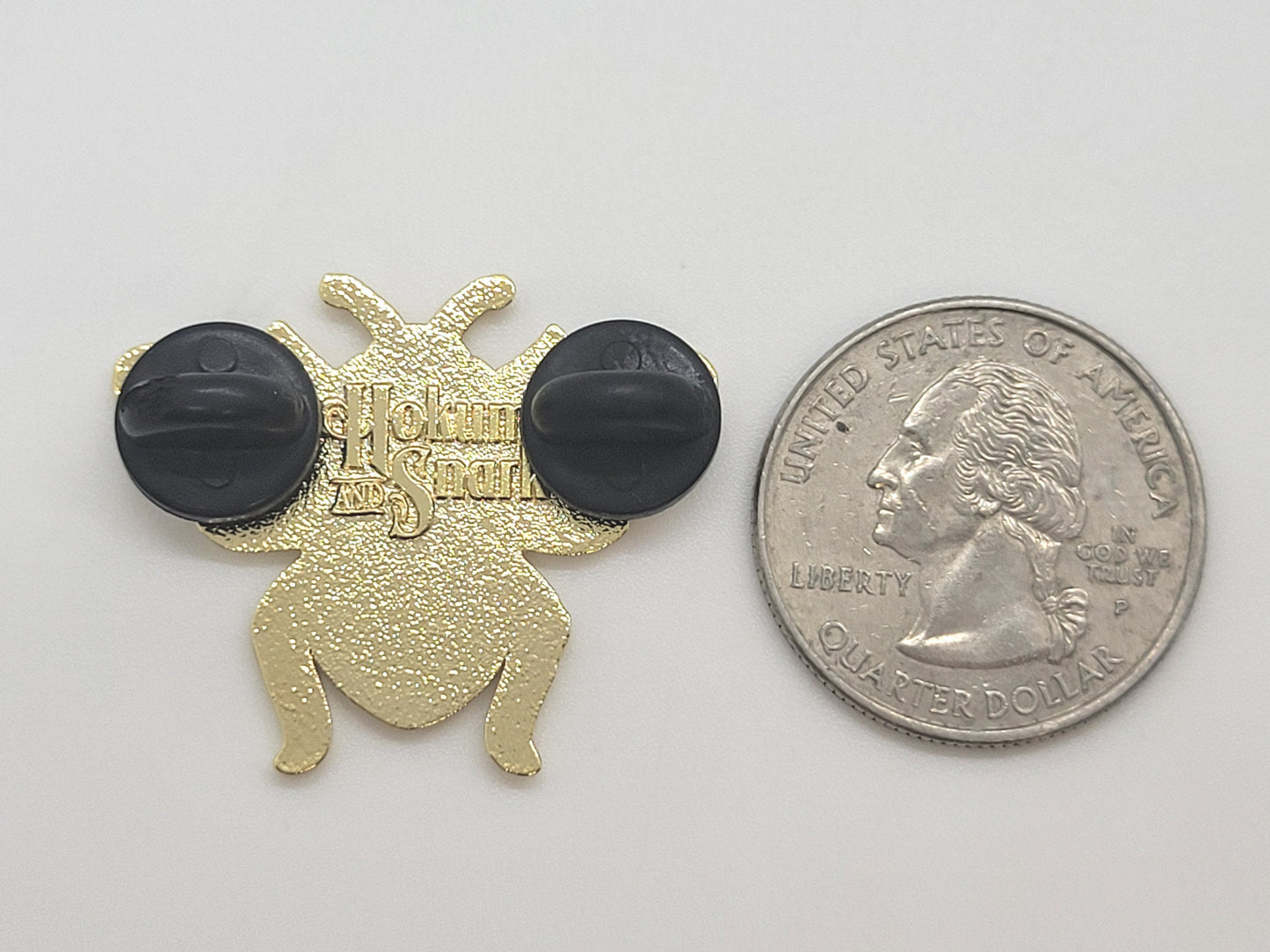 Subtle Queer Pin | Lesbian Pride Bee Enamel Pin in WLW LGBT+ Flag Colors | Pride Jewelry