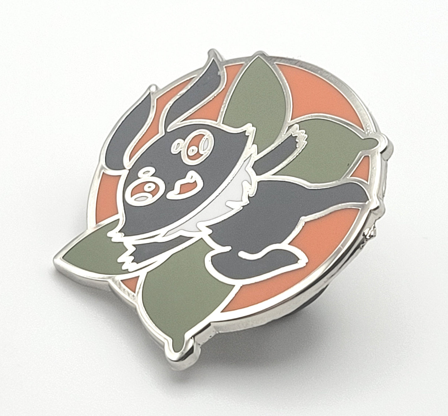 Mothman Enamel Lapel Pin | Chibi Cute Cryptid Pin | Point Pleasant West Virginia Legendary Cryptid Creature