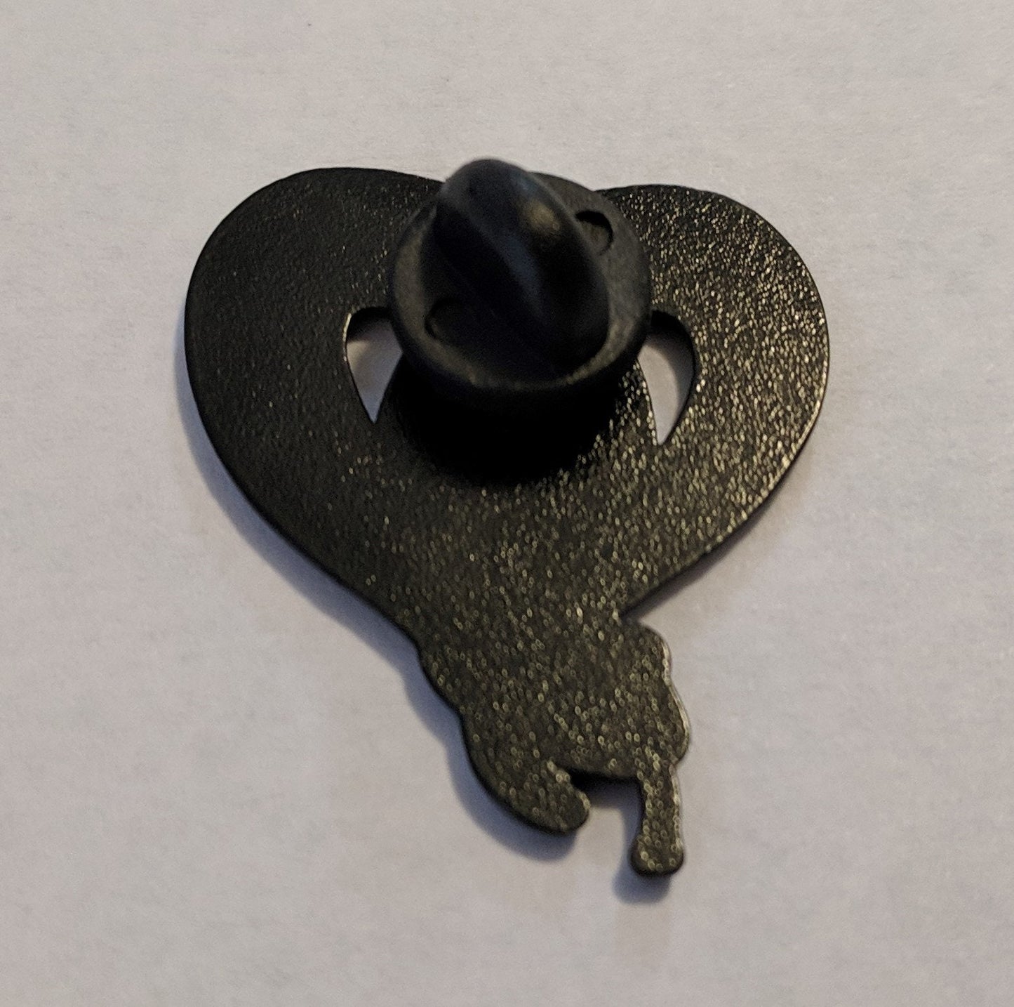 Gay Pride Flag Rainbow Heart-Shaped Snake Enamel Pin for LGBTQ+ Pride | Subtle Pride Jewelry