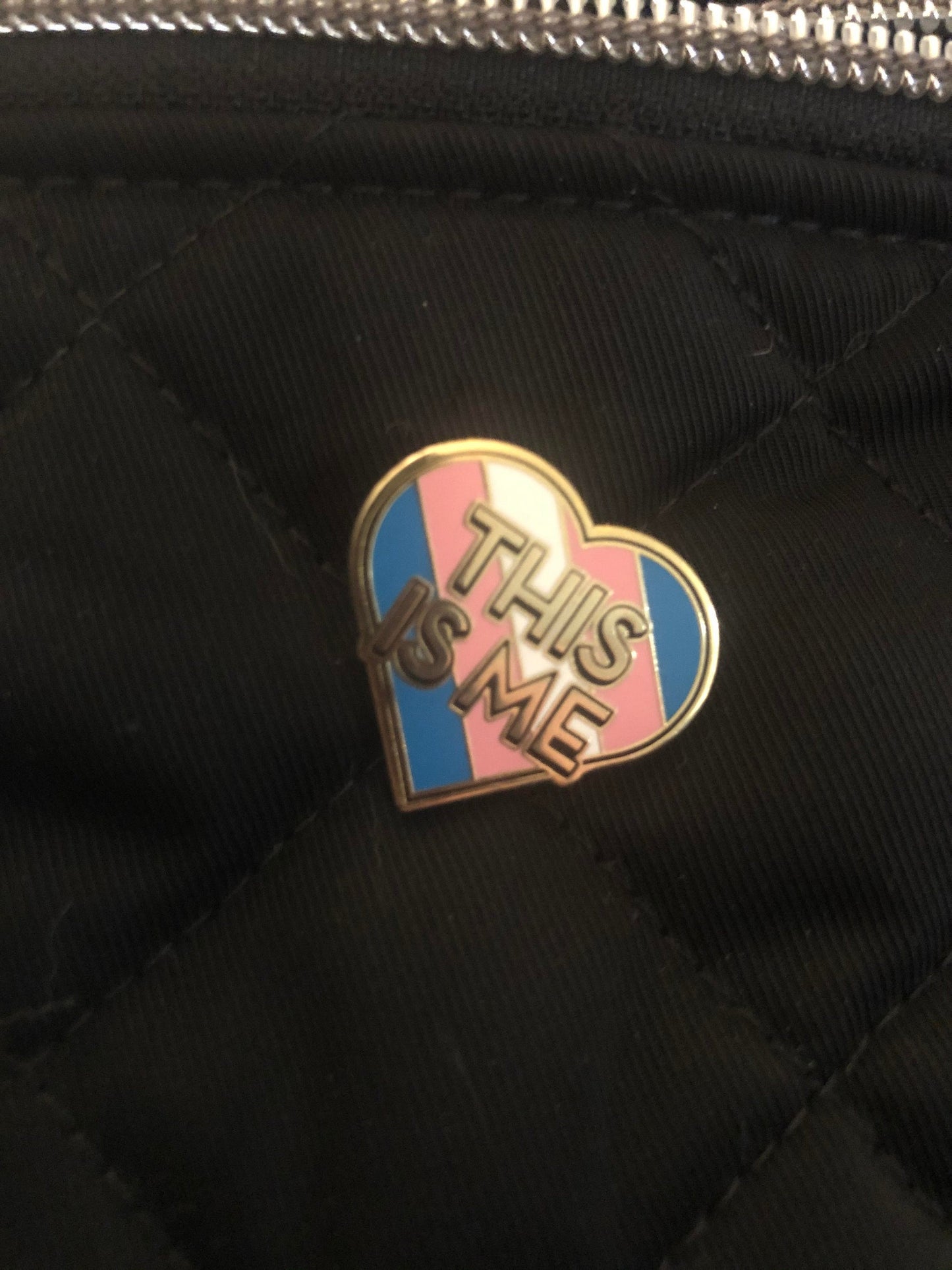 Trans Pride Flag The Greatest Showman "This Is Me" Transgender Flag Enamel Pin