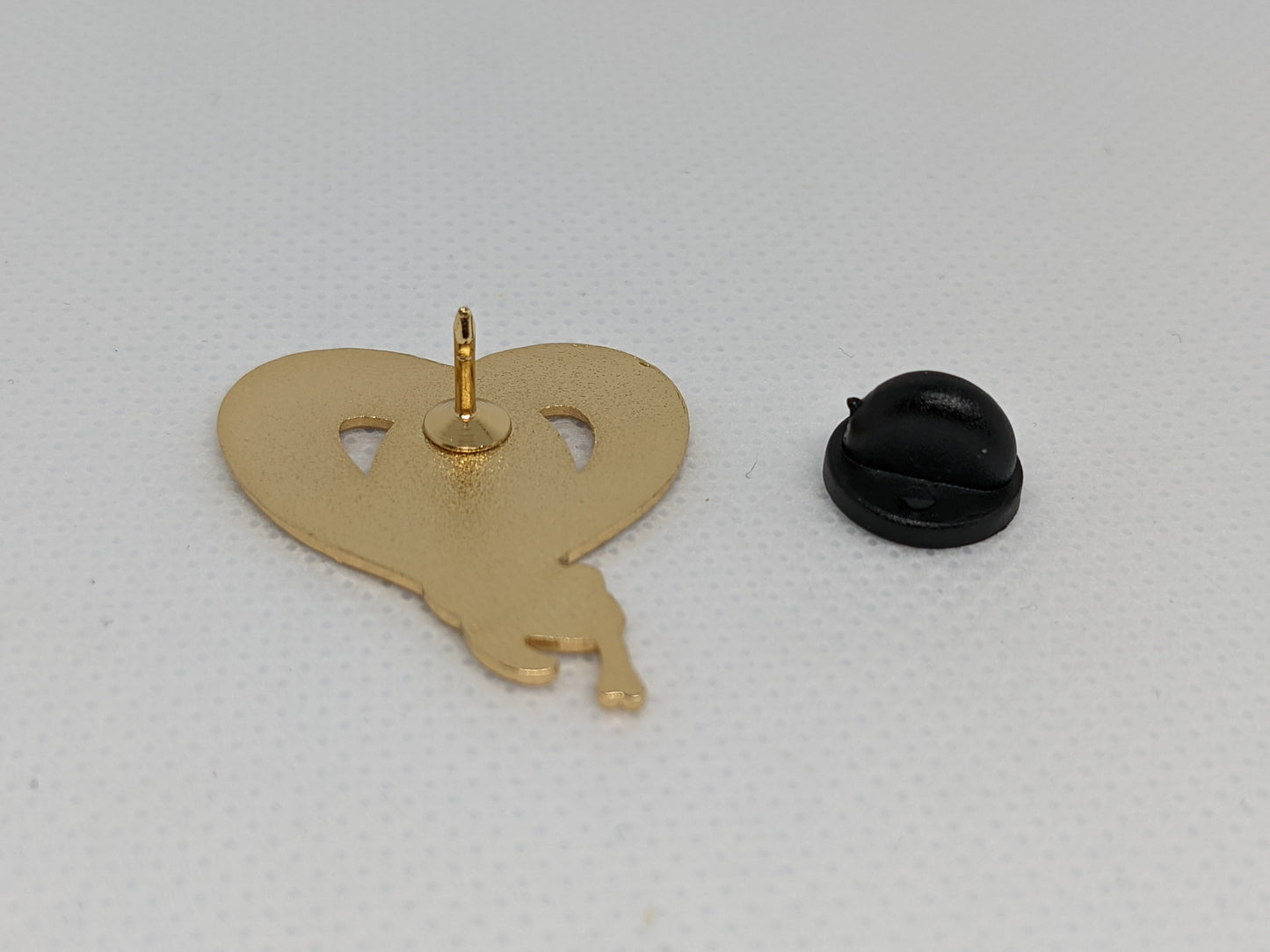 Aromantic Asexual Pride Noodle Heart-Shaped Snake Enamel Pin in Aroace Pride LGBTQ+ Flag Colors