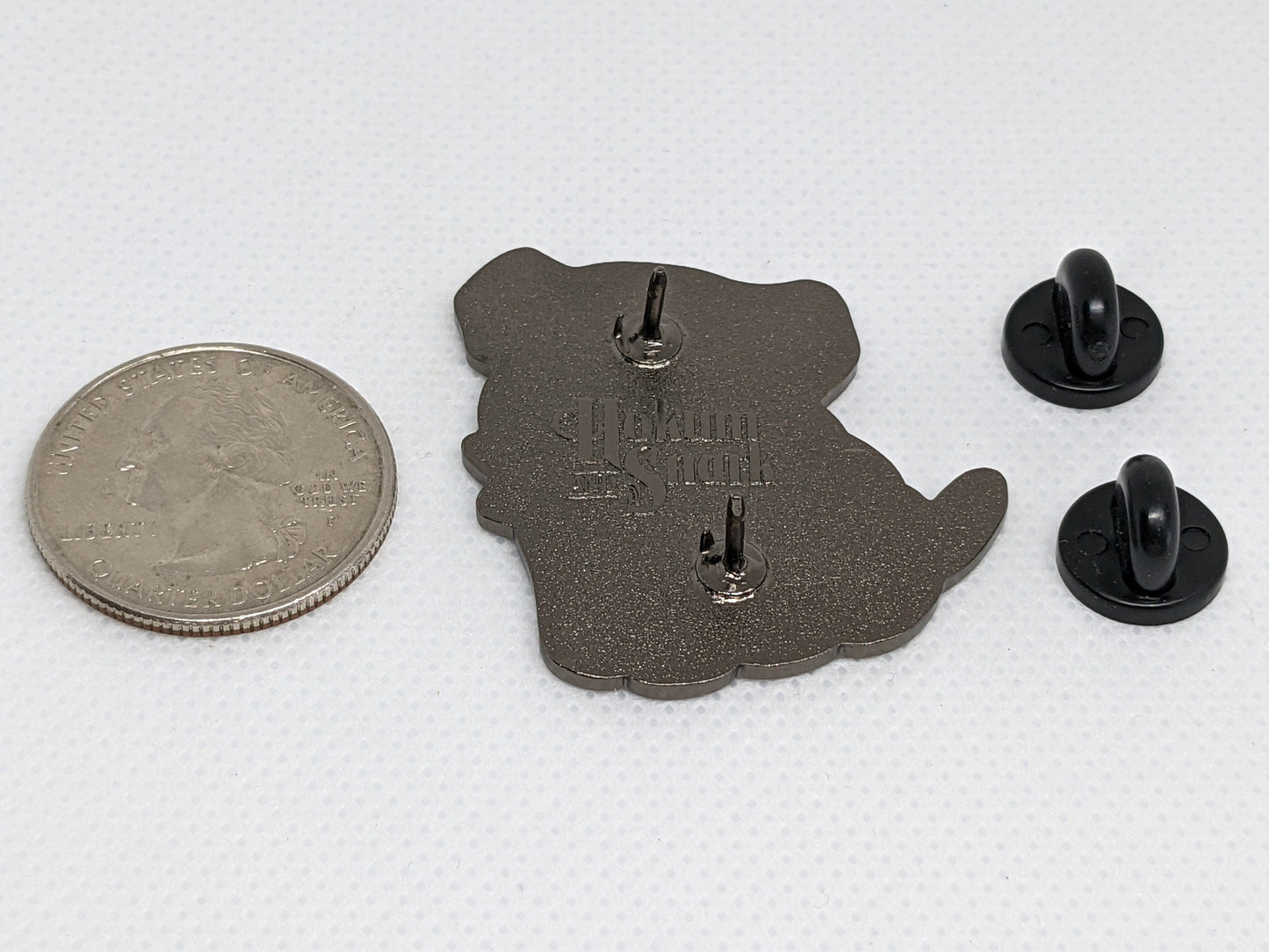 Pan Pride Pin Puppy Dog Enamel Pin | Subtle Pansexual Pride Flag Colors | LGBTQ+ Pride Jewelry