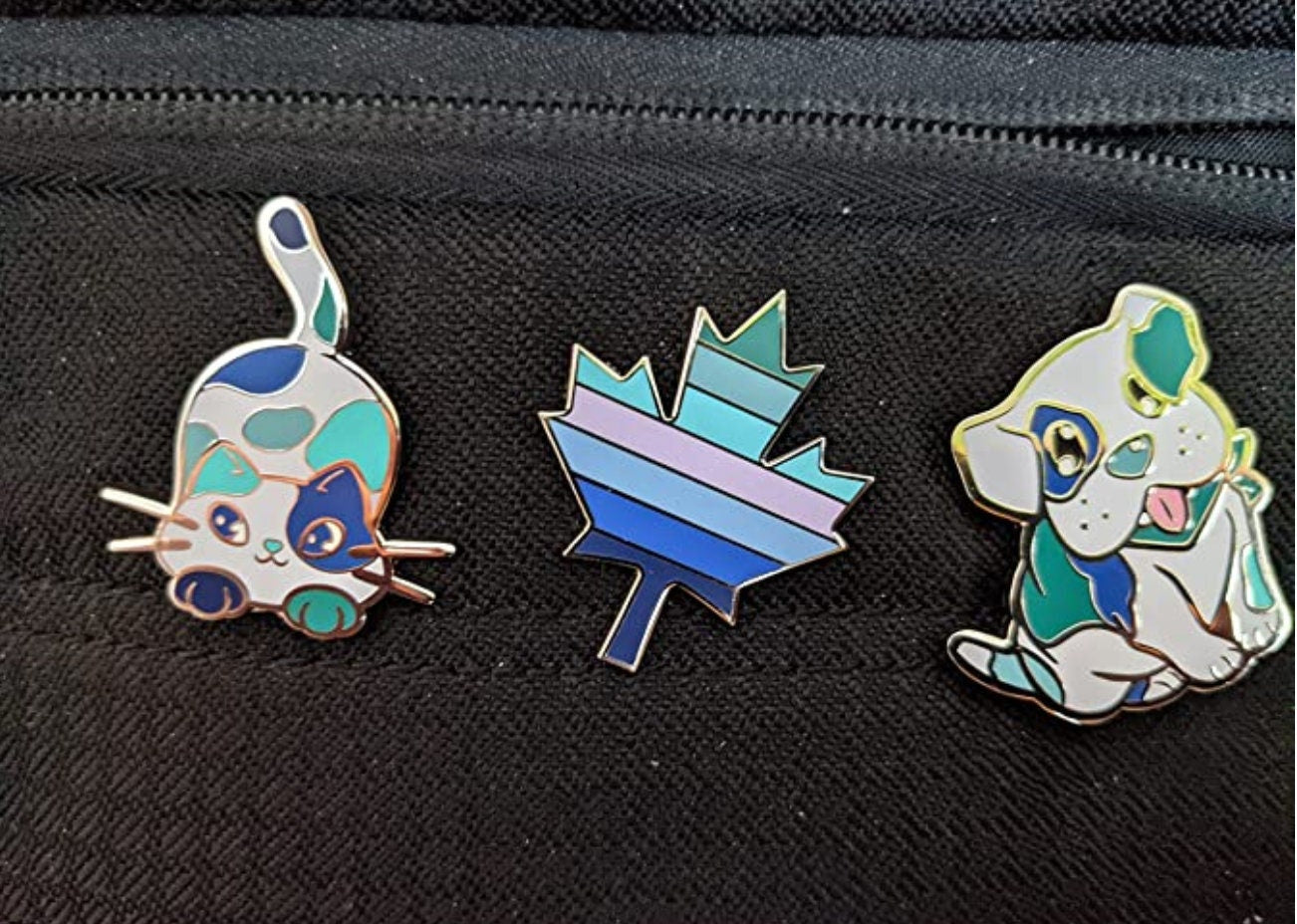 MLM Pride Pin Gay Dog Enamel Pin in MLM Flag Colors | Subtle MLM Pride Pin