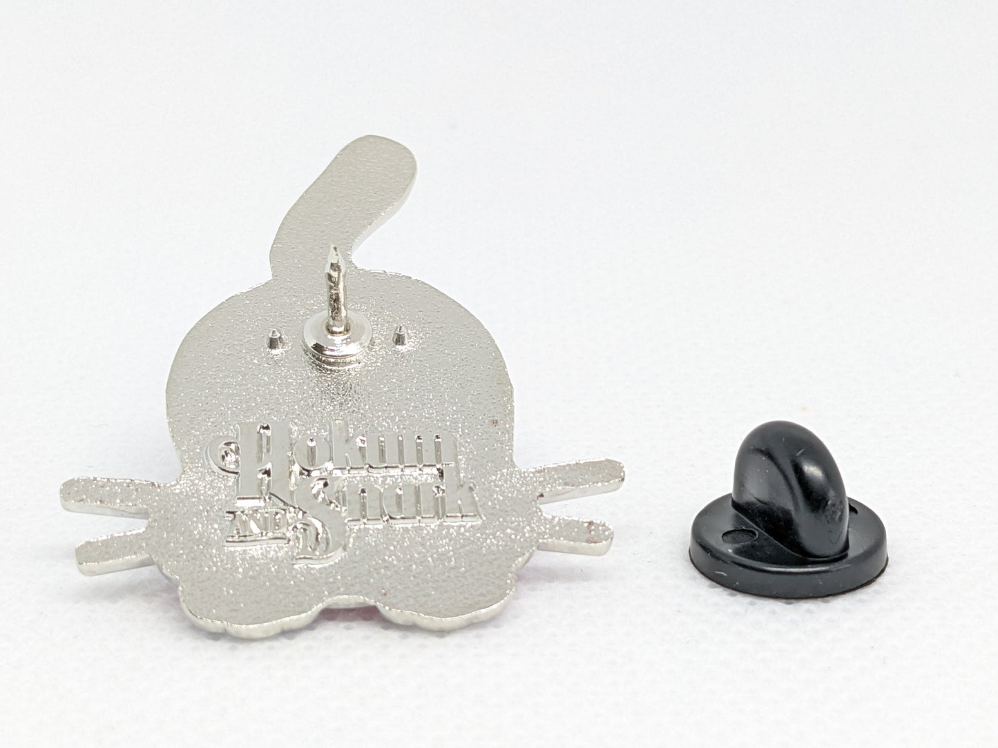 Bisexual Pin Purride Chibi Cat Hard Enamel Pin in Bi Pride Flag Colors | LGBTQ+ Subtle Bi Pride Jewelry