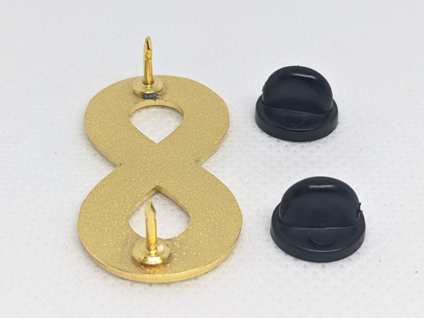 Mosaic Tile Rainbow Spectrum Infinity Symbol Gold Hard Enamel Pin | Autism Acceptance Autistic Pride Neurodivergent