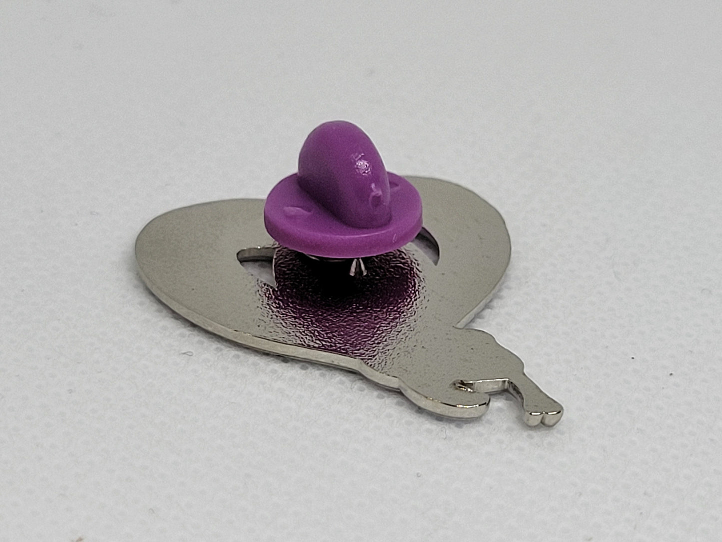 Genderfluid Pride Noodle Enamel Pin in Genderfluid Pride Flag Colors