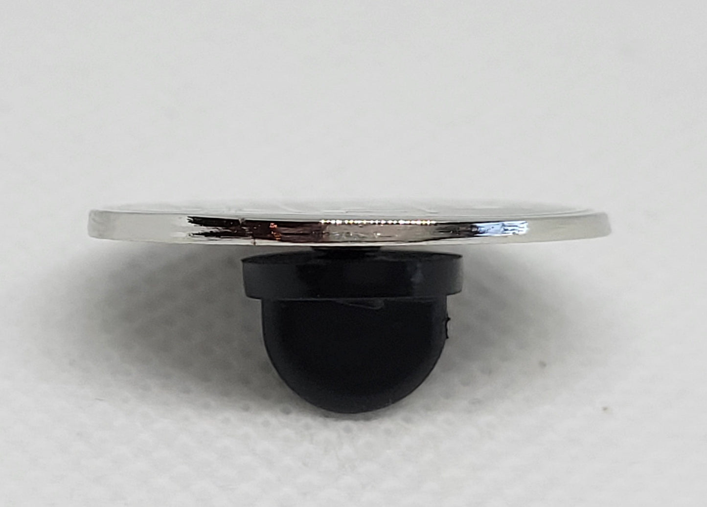 They He She Pronoun Pin |Choose Silver or Gold 1-inch Round Hard Enamel Pin | Nonbinary Pronoun Pin Genderfluid Genderqueer Pronoun Badge