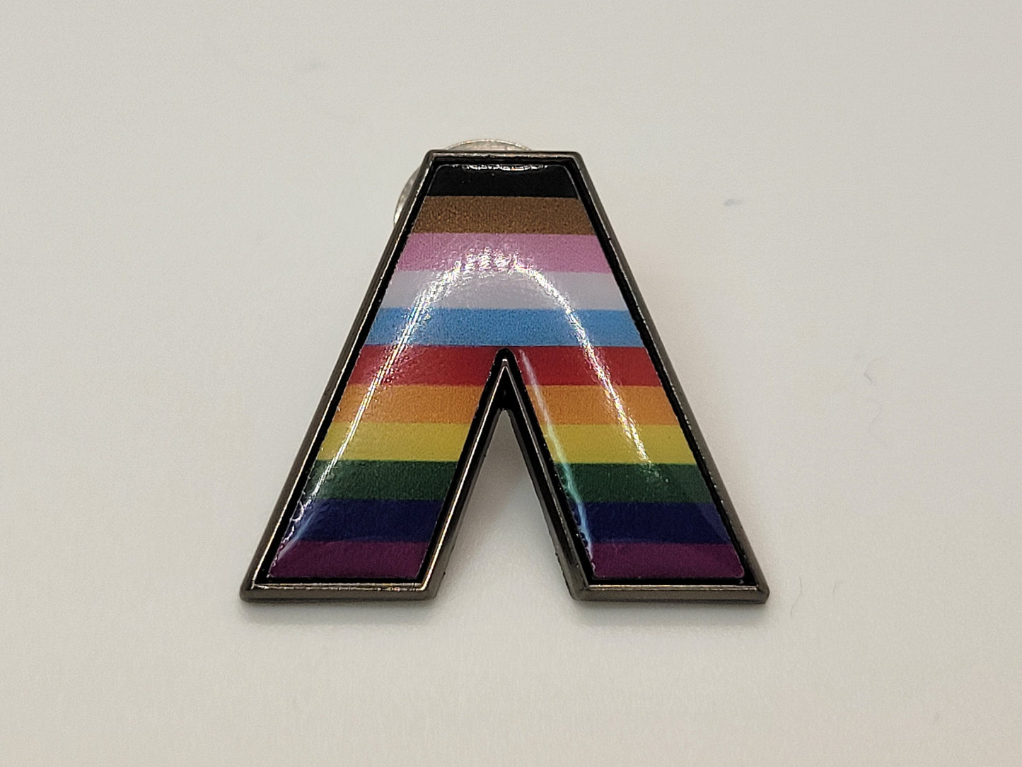 Ally A LGBTQ+ Ally Pin | Pride Ally Lapel Pin | Trans Inclusive Ally Pin | Trans Rights Pin