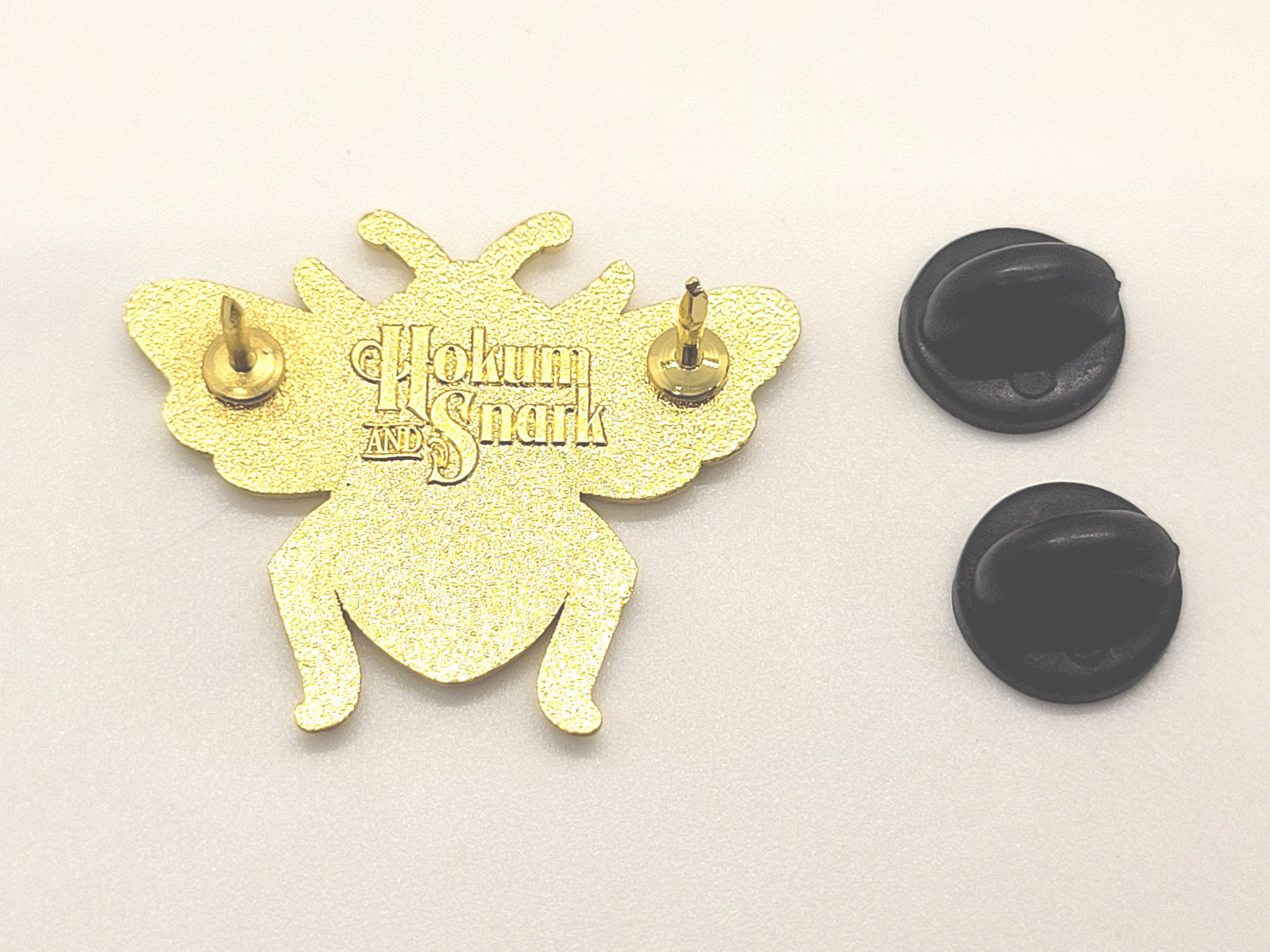 Subtle Queer Pin | *FREE SHIPPING* Nonbinary Pride Bee Enamel Pin in Enby LGBT+ Flag Colors | Pride Jewelry