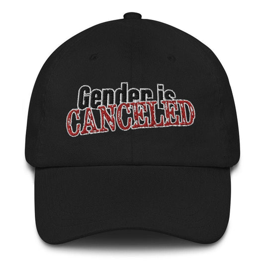 Gender is Canceled baseball cap dad hat nonbinary pride