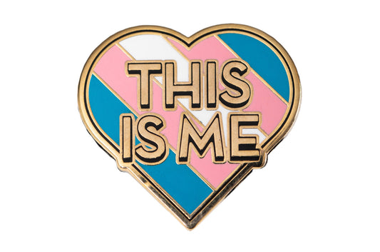 Trans Pride Flag The Greatest Showman "This Is Me" Transgender Flag Enamel Pin