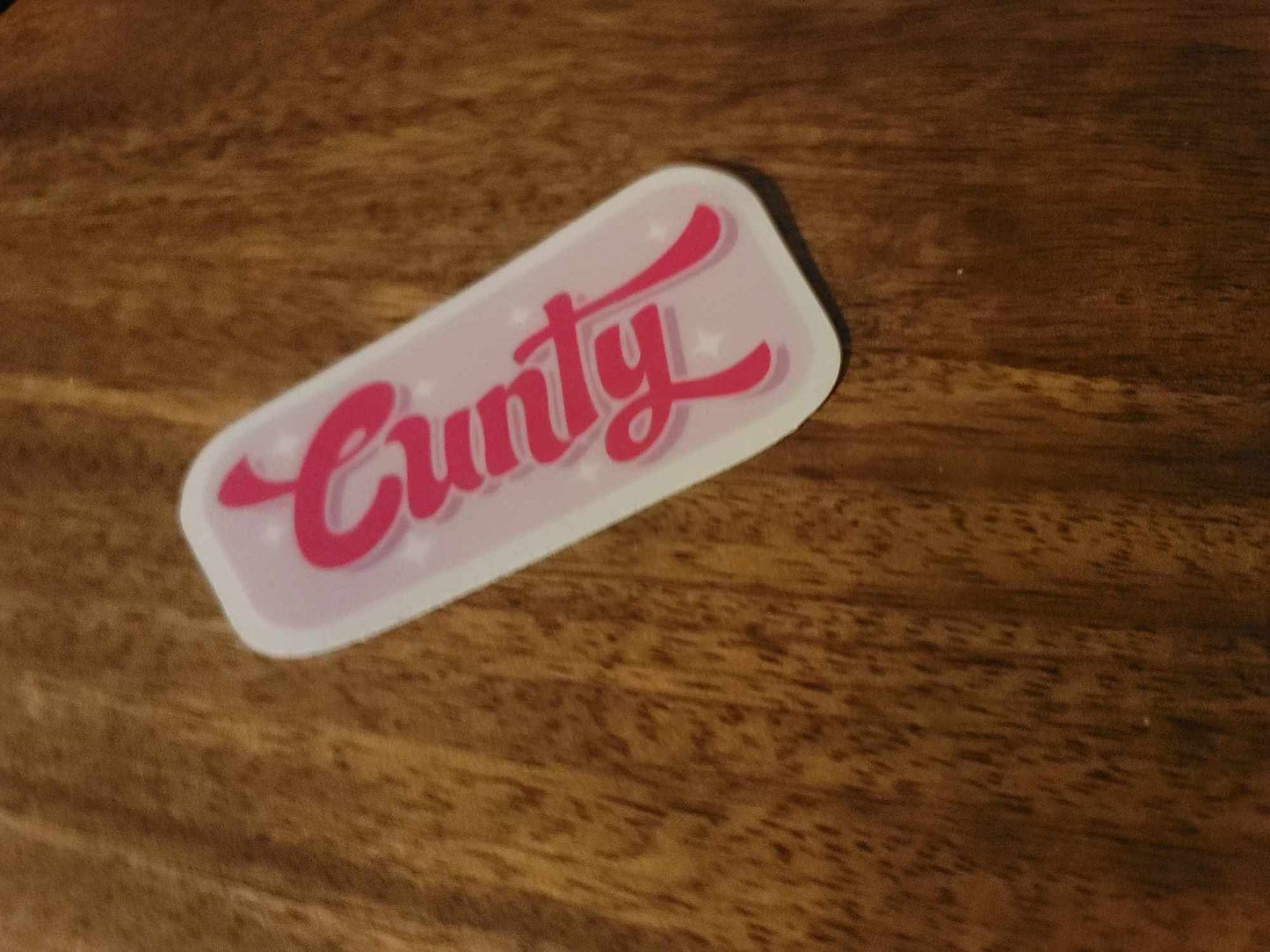 Cunty Waterproof Die-Cut Vinyl Sticker for Laptop, Water Bottle Phone Case